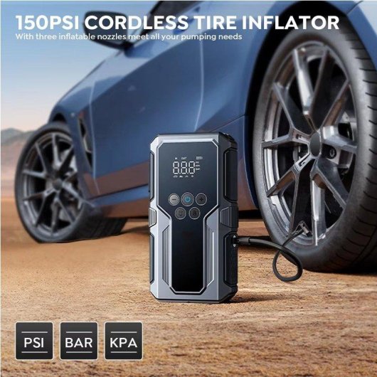 Avviatore Auto Autrucker 1500A Inflatore 150Psi Power Bank 55,5Wh