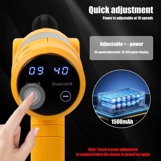 Hidrolavadora Inalámbrica Autrucker 21V 65 Bar 10 Velocidades LCD