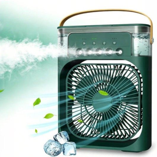 Mini Ventilatore Nebulizzatore Portatile Autrucker LED 7 Colori 3 Velocità Timer