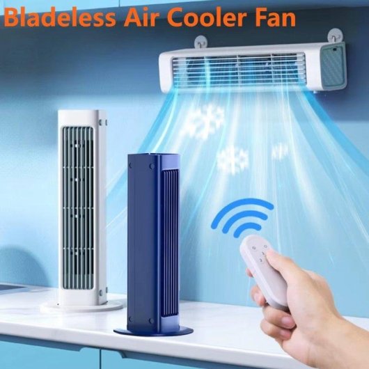 Ventilador Torre Sin Aspas Autrucker 7W 3 Velocidades Silencioso con Mando Recargable