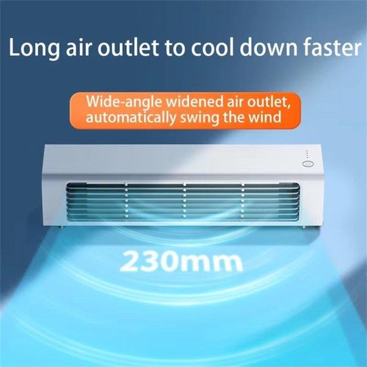 Ventilador Torre Sin Aspas Autrucker 7W 3 Velocidades Ultra Silencioso Recargable con Mando