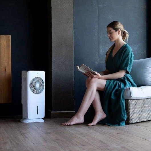 Enfriador de Aire 3 en 1 Autrucker 65W 3 Velocidades Humidificador con Depósito 5,5L Oscilante