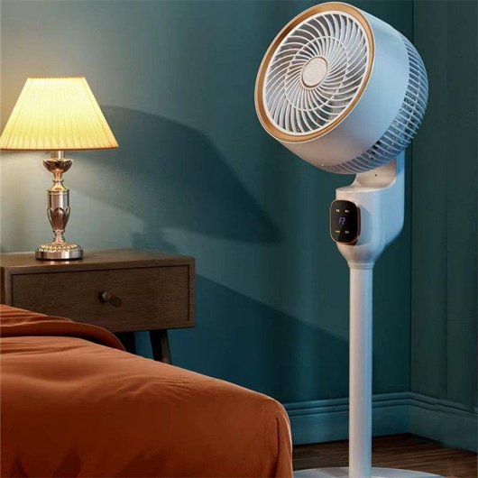Ventilateur de sol/table Autrucker 40W 10" 12 vitesses Oscillation Silencieux Télécommande Minuterie