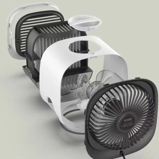 Mini Ventilateur Brumisateur USB Autrucker 5W 3 Vitesses Sécurité Compact