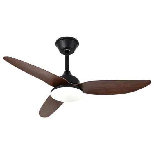 Ventilateur de Plafond avec Lumière Autrucker 40W 100cm 6 Vitesses Télécommande Bois