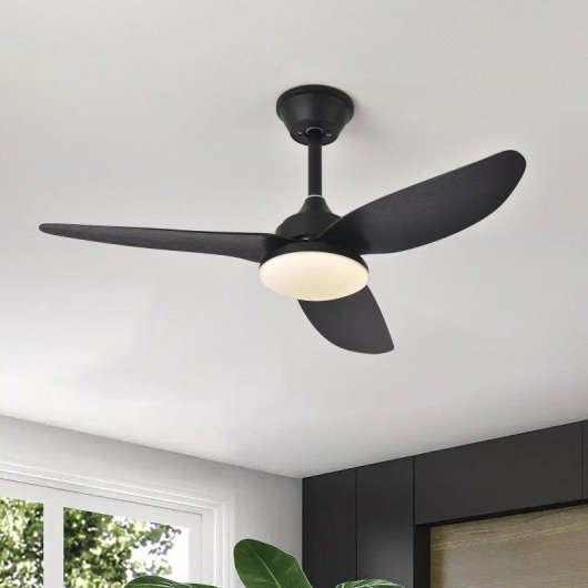 Deckenventilator mit Licht Autrucker 40W 100cm 6 Stufen Fernbedienung