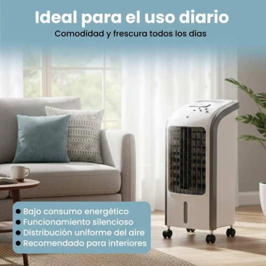 Refroidisseur Evaporatif Portatif Autrucker 4l Telecommande 80W
