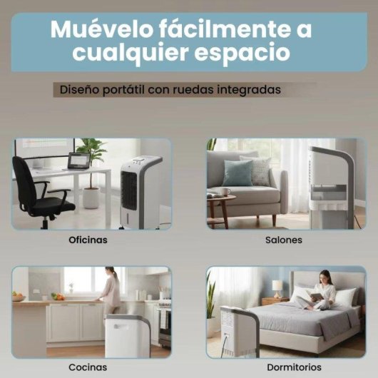 Refroidisseur Evaporatif Portatif Autrucker 4l Telecommande 80W