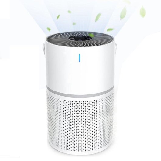Purificateur d'air portable Autrucker HEPA H13 ion négatif silencieux