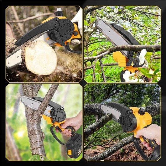 Motosierra Eléctrica Inalámbrica Autrucker 6" Compatible con Makita 18V