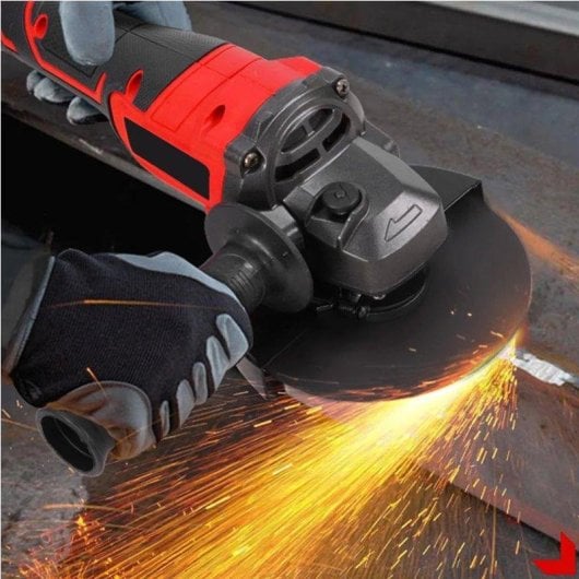 Smerigliatrice angolare Autrucker 3000W 125mm 3 velocita e 2 batterie