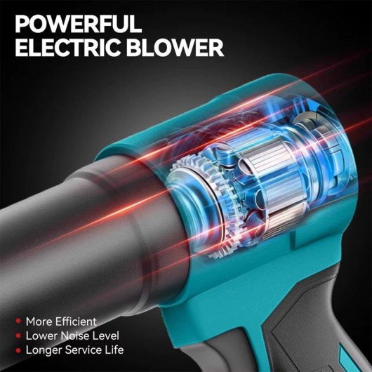 Soprador eletrico sem escovas Autrucker Makita 18V 4000W 400 m/s