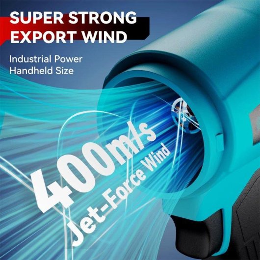 Soprador eletrico sem escovas Autrucker Makita 18V 4000W 400 m/s