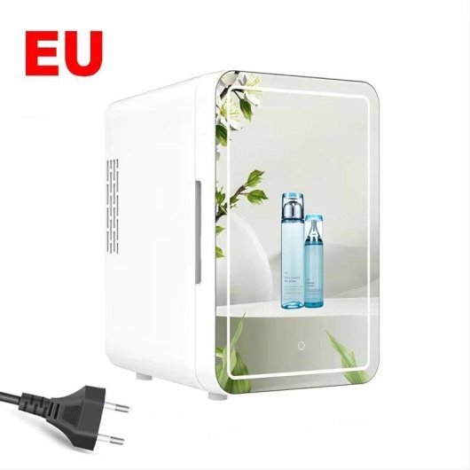 Mini nevera Autrucker Multifunción 4L con Espejo Integrado para Cosméticos