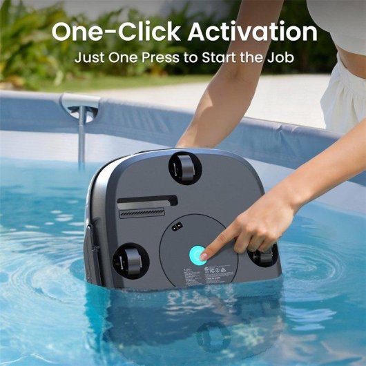 Robot Limpiador de Piscina Autrucker Recargable 80m² 3h