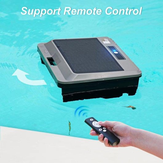Limpiador Robótico Piscina Solar Autrucker Carga Dual Mando Obstáculos Ultrasonido