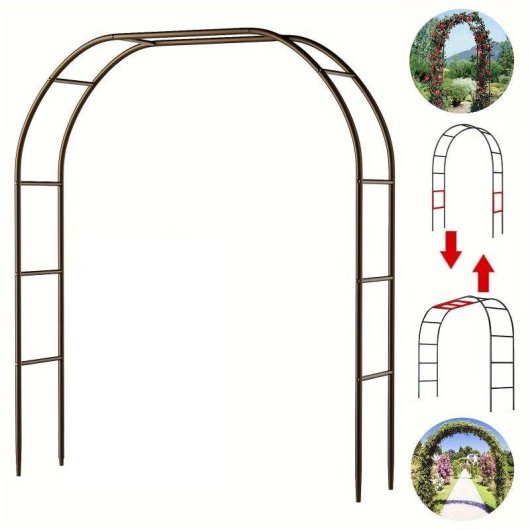 Arco da Giardino Autrucker 100 Pollici Acciaio Stile Gotico
