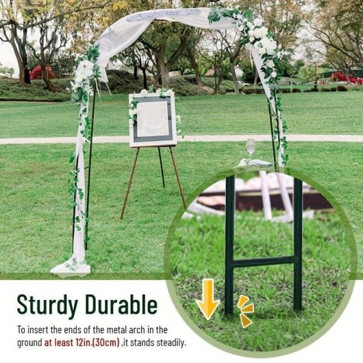 Arco da Giardino Autrucker 100 Pollici Acciaio Stile Gotico