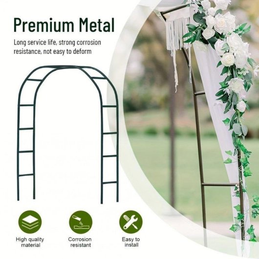 Arco da Giardino Autrucker 100 Pollici Acciaio Stile Gotico