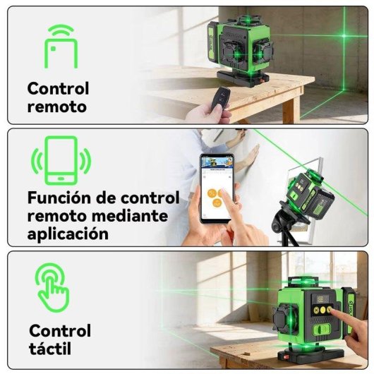 Niveau laser Autrucker 16 lignes 4D Vert autonivelant