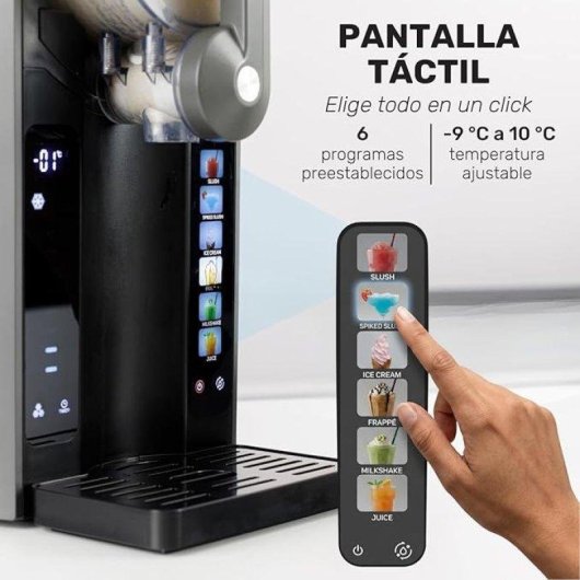 Máquina de Granizados Taurus Ice Flow 2600 200W 2,6L 6 Programas Pantalla Táctil