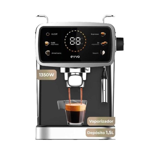 Cafetera espresso Evvo Intensa 30S 1,5 L 20 bares doble salida táctil