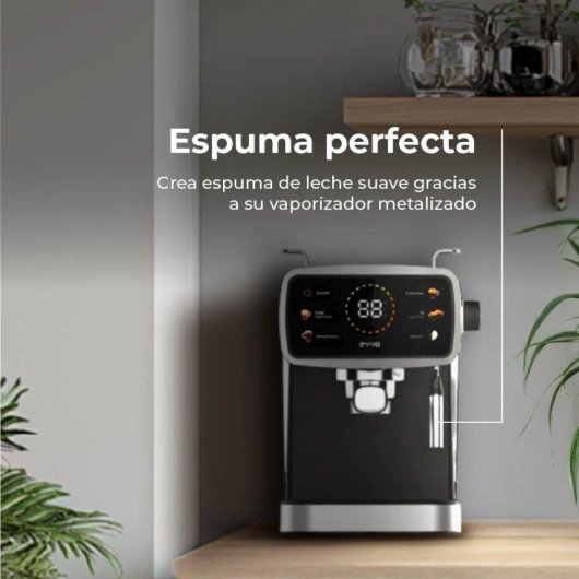 Cafetera espresso Evvo Intensa 30S 1,5 L 20 bares doble salida táctil