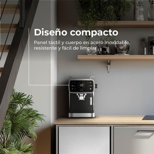 Cafetera espresso Evvo Intensa 30S 1,5 L 20 bares doble salida táctil