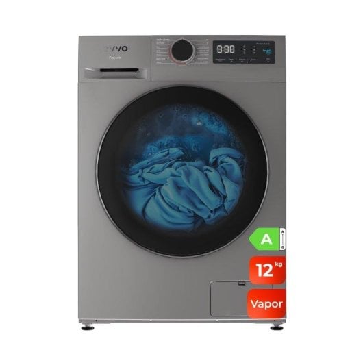 Waschmaschine Evvo Nature 12 Frontlader 12 kg 1350 rpm Klasse A Inox