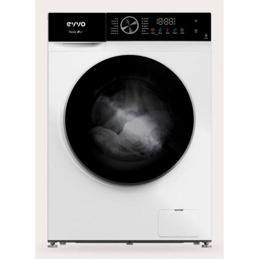 Lavadora Evvo Nova P10 Carga Frontal 10 kg 1200 rpm Clase A Blanca Smart Load