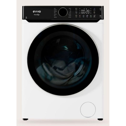 Lavadora Evvo Nova Q12 Carga Frontal 12 Kg 1400 rpm A Blanca Steam Wash