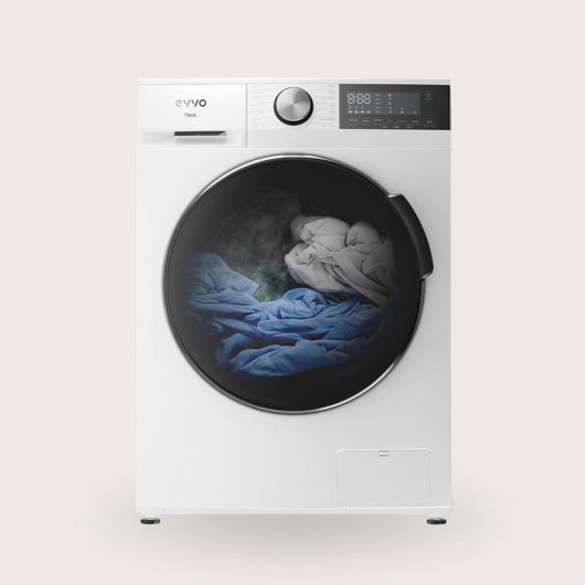 Lavadora Evvo Nova Carga Frontal 9 Kg 1350 rpm A Blanca Motor Inverter