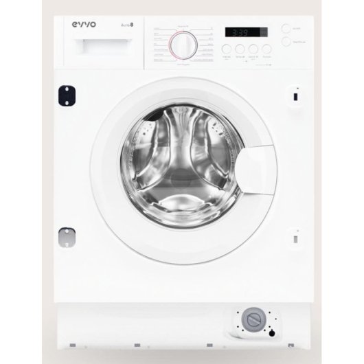 Lavadora Evvo Aura i9 Carga Frontal 9 Kg 1350 rpm A Blanca Integrable