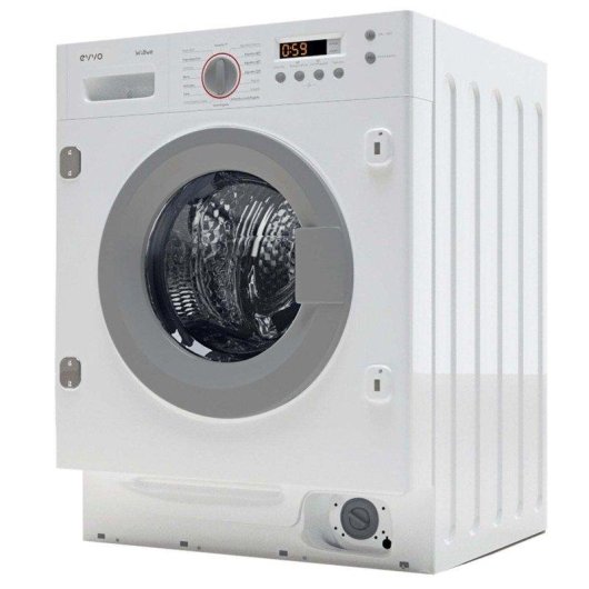 Lavadora Evvo i8W6S Carga Frontal 8 kg 1400 rpm B Blanca Smart Load