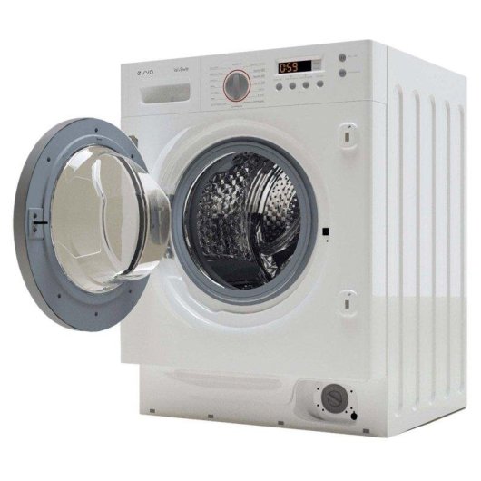 Lavadora Evvo i8W6S Carga Frontal 8 kg 1400 rpm B Blanca Smart Load