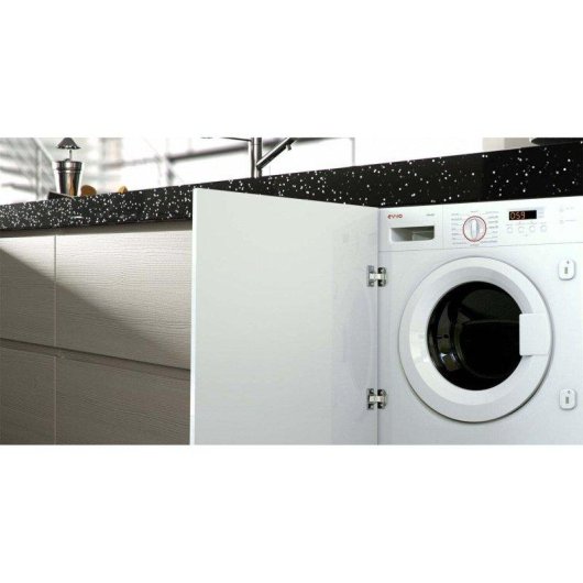 Lavadora Evvo i8W6S Carga Frontal 8 kg 1400 rpm B Blanca Smart Load