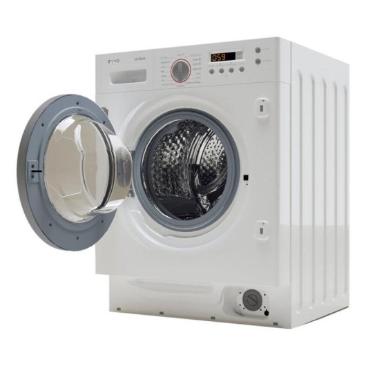 Lavadora Evvo i8W6S Carga Frontal 8 kg 1400 rpm B Blanca Smart Load