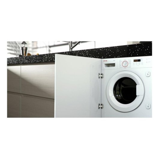 Lavadora Evvo i8W6S Carga Frontal 8 kg 1400 rpm B Blanca Smart Load