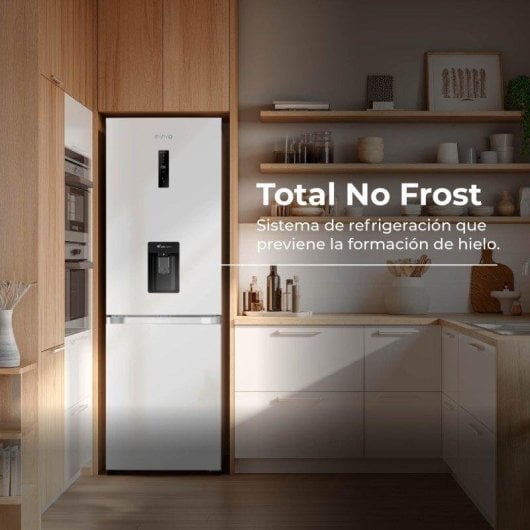 Frigorífico Combi Evvo F56 Aqua Total No Frost 185cm 320L D Blanco