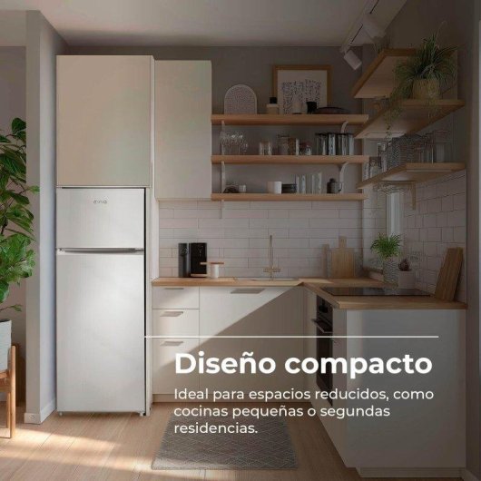 Frigorífico Combi Evvo F41 Inverter 141 cm 210 L E Blanco