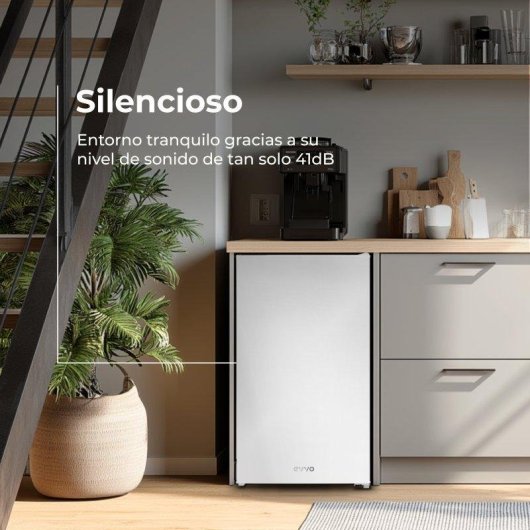 Frigorífico Mini Evvo Home F24 Defrost 83cm 91L E Blanco