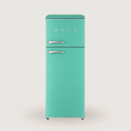 Frigorífico Dos Puertas Evvo F45G Defrost 148,5cm 215L E Turquesa