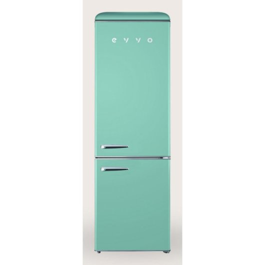 Frigorífico Combi Evvo F55G Defrost 192cm 300L E Verde Pastel