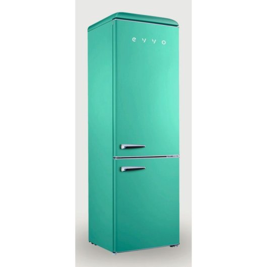 Frigorífico Combi Evvo F55G Defrost 192cm 300L E Verde Pastel