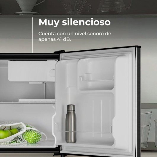 Frigorífico Mini Evvo F22x Defrost 48cm 46L E Inox