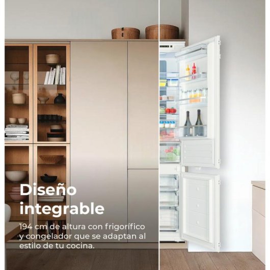 Frigorífico Combi Evvo Fi65 No Frost 194cm 270L E Blanco