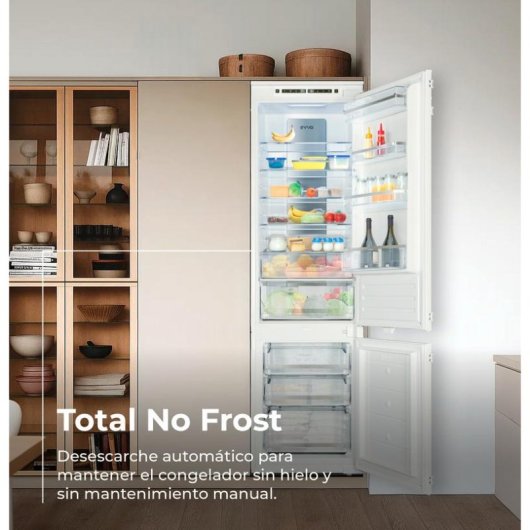 Frigorífico Combi Evvo Fi65 No Frost 194cm 270L E Blanco