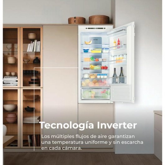 Frigorífico Combi Evvo Fi65 No Frost 194cm 270L E Blanco
