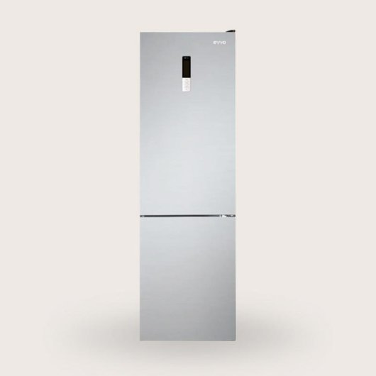 Frigorífico Combi Evvo F55X Total No Frost 186cm 322L D Inox