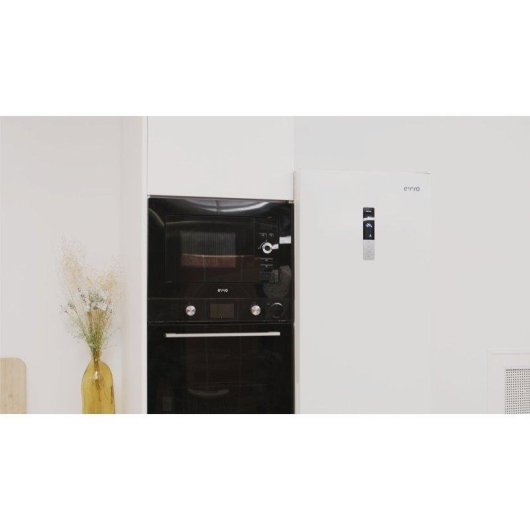 Frigorífico Combi Evvo F55w Glass Total No Frost 186cm 322L D Branco